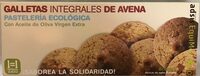 Galletas integrales de avena