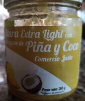 Confitura light con sirope de agave piña y coco