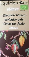 Chocolate blanco ecológico y de Comercio Justo