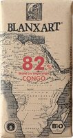 Organic dark chocolate 82% Congo