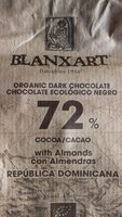 Blanxart 72% with almonds