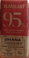 Chocolate negro 95% Ghana