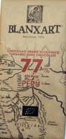 Chocolate negro ecológico Peru 77 %