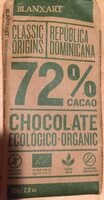 Chocolate ecológico 72%