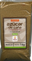Azúcar de caña panela ecológica