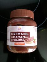Crema de cacao con avellanas