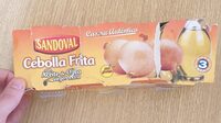 Cebolla frita con aceite de oliva virgen extra