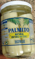 Palmito al natural entero