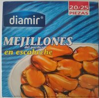 Mejillones del pacífico en escabeche