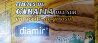 Filetes de caballa del sur en aceite de girasol