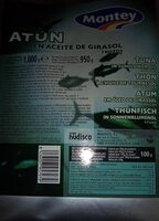 Atún en aceite de girasol, trozos.
