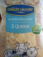 Queso rallado tres quesos