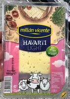 Queso havarti light natural lonchas