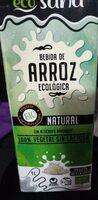 Bebida de arroz ecologica