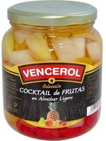 Cocktail de frutas en almíbar ligero