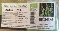 Algas marinas ecologicas