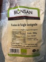 Farine de Seigle Intégrale