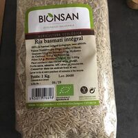 Riz basmati  intégral