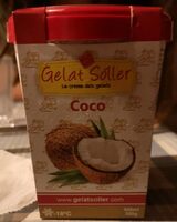 Helado sabor coco