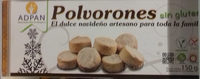 Polvorones sin gluten