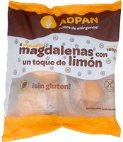Magdalenas sabor limón