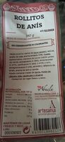 Rollitos de anís