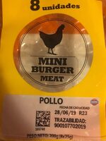 Mini burguer Meat (8 unidades)