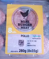 Mini hamburguesas de pollo