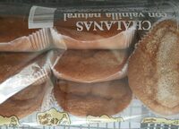 Chalanas con vainilla natural