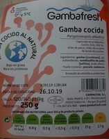 Gamba cocida