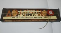 Chocolate negro con naranja