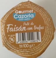Paté de Faisán con trufas