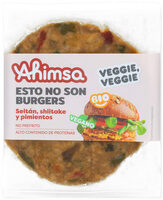 Hamburguesas shiitake pimientos