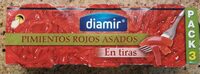 Pimientos rojos asados en tiras