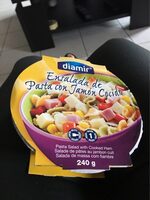 Ensalada de pasta con jamon cocido