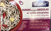 Surimi en forma de amguilas