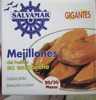 Mejillones del pacífico en escabeche