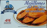 Mejillones del Pacífico en escabeche
