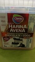 Farine avoine chocolat noix de coco
