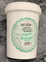 Yogur desnatado cremoso