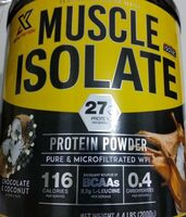 Muscle Isolate chocolate & coconut