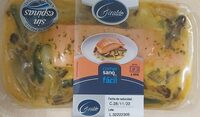 Salmón con setas y calabacín al curry