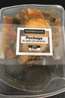 Pechuga de pollo con verduras