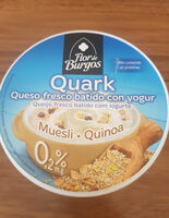 Quark queso fresco batido con yogur muesli y quinoa 0%