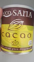Cacao puro desgrasado
