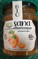 Eco sana mermelada de albaricoque