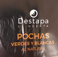 Pochas verdes y blancas al natural