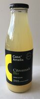 Citronnade BIO sans sucre