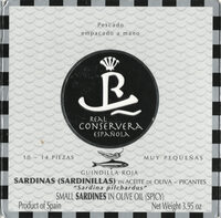 Sardinas (Sardinillas) en aceite de oliva picantes