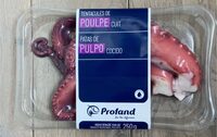 Tentacules de poulpes cuits